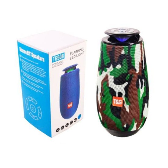 T&G PORTABLE BLUETOOTH SPEAKER TG-508 TF/AUX/FM/U DISK/HANDS-FREE CALL MILITARY T&G PORTABLE BLUETOOTH SPEAKER TG-508 TF/AUX/FM/U DISK/HANDS-FREE CALL MILITARY